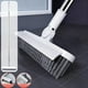 thumbnail image 1 of Cepillo De Plástico Para Suelos 1Pcs 40.94x9.45" Tile Floor Brush with V-Shaped Head and 180° Rotatable Stiff Bristles for Bathroom Grout and Corner Cleaning JASKFLY, 1 of 9