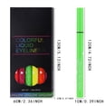 thumbnail image 3 of Eyeliner 6 Colors Glow in the Dark Makeup Glitter Eye Liner Blacklight Liquid Eyeliner Set for Festival Face Painting for Women Rave Accessories for Party 1.5ml Makeup Organizers, 3 of 9