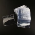 thumbnail image 2 of MasteelfCA 100pcs Waterproof Plastic Horizontal Name Tag Badge ID Holders (Clear), 2 of 8
