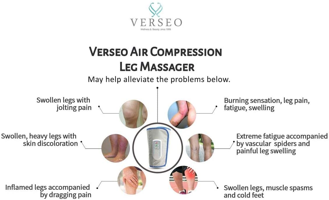 Verseo Air Compression Leg Massager - image 5 of 8