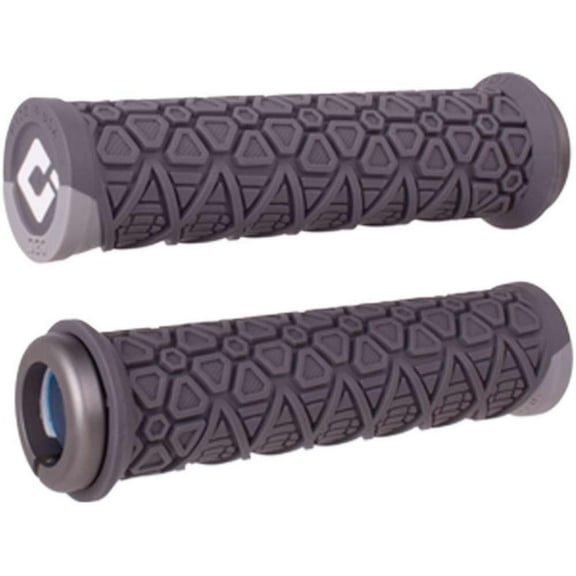 ODI Vanquish Grips - Graphite/Gray, Lock-On