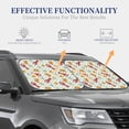 thumbnail image 4 of Sikiie Lobster Sea Shell Print Foldable Car Windshield Sun Visor, Car Window Sunshade Suitable for Sedan, SUV and Truck Car Accessories-Large, 4 of 6
