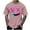 mens shirts-Pink, variant on Homenesgenics Mens Shirts Men Tops T Shirts for Man Summer Fashion Casual Men's Round Neck Printed T-Shirt Top Black S