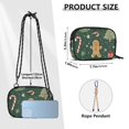 thumbnail image 4 of FORMRS Mini Crossbody Bag for Women Adjustable Shoulder Rope Travel Casual Phone Purse, Christmas Gingerbread, 4 of 7