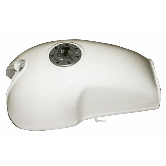 Petrol Fuel Gas Tank White Compatible With BMW Fitting For Benelli Mojave