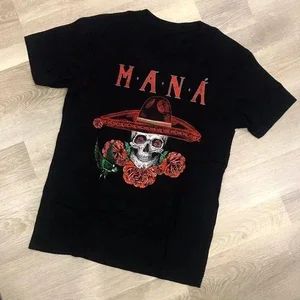 RARE Mana Band Tour T-shirt Cotton For men Women Unisex T-Shirt Size