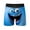 EliteGoogv#Light Blue, variant on Men's Novelty Cartoon Face Print Boxer Briefs Soft Breathable Fabric Comfortable Funny Casual Underwear For Men,Light Purple,XXL