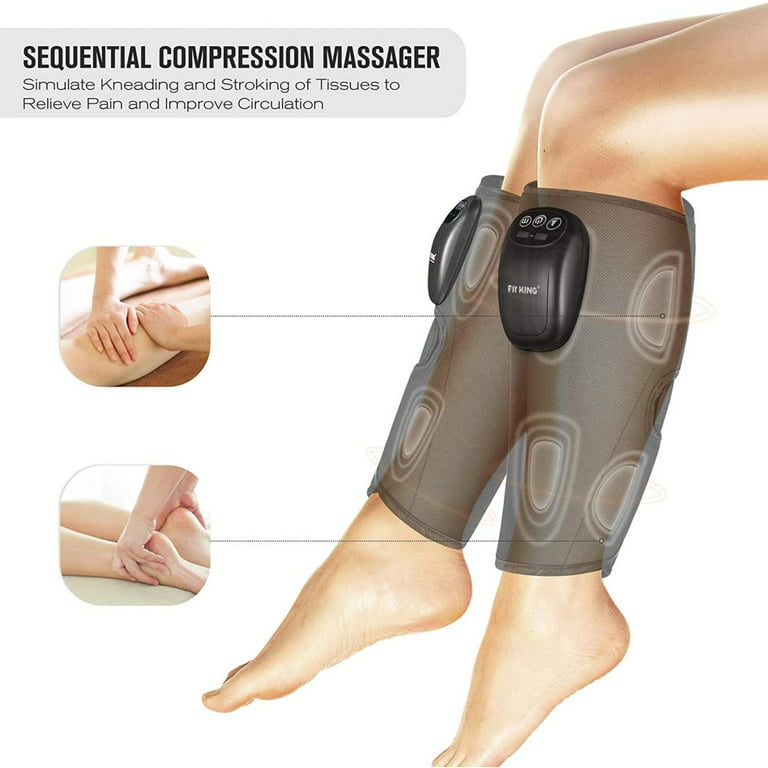 Arm and Leg Massager and Electric Compression Calf Wrap - Boosts  Circulation, Pain Relief, Therapeutic - Built-In Rechargeable Battery by  ComfySure