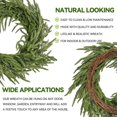 thumbnail image 3 of Guvpev 2Pcs Norfolk Pine Wreath for Front Door, 24" Real Touch Norfolk Pine Christmas Wreaths, Artificial Green Wreath Greenery Realistic Wreath Holiday Decorations for Walls, Windows, Home Decor, 3 of 12