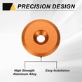 thumbnail image 4 of Uxcell Bicycle Headset Stem Top Cap 1-1/4" OD Matte Surface with M6 Bolt, Orange, 4 of 6