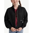 thumbnail image 3 of Justice Girls Full Zip Fleece Hoodie, Sizes XS - XLP, 3 of 6
