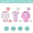 thumbnail image 5 of The Peanutshell Newborn Baby Layette Gift Set for Baby Girls, Ocean Flower, 23 Essential Pieces, 0-3 Months, 5 of 5