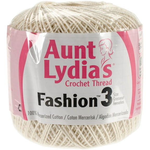 Aunt Lydia's Cotton Fashion Crochet Thread, 1 Each