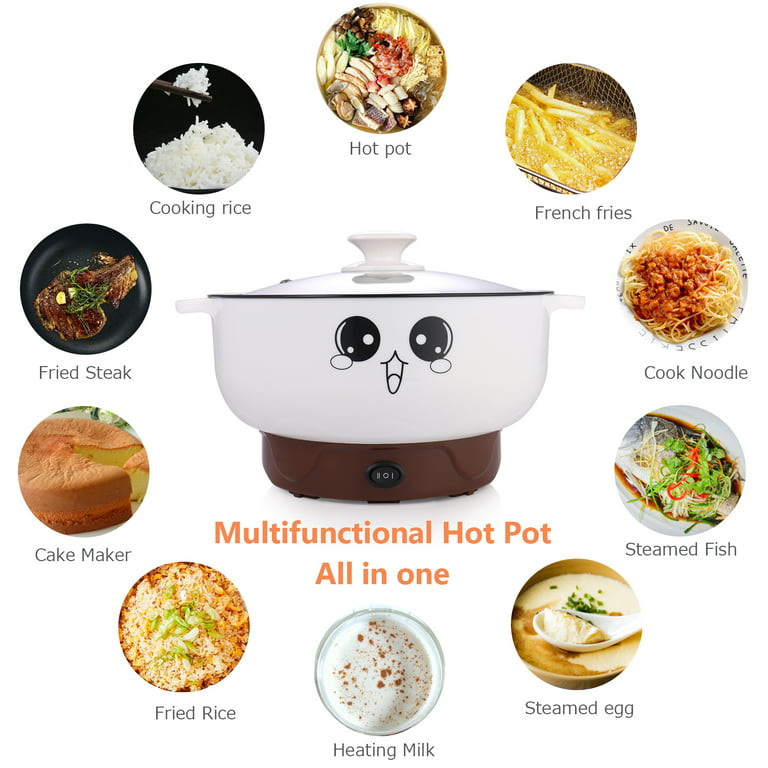 Household electric frying pan all-in-one multi-function large-capacity  cooking rice hot pot kitchen appliance
