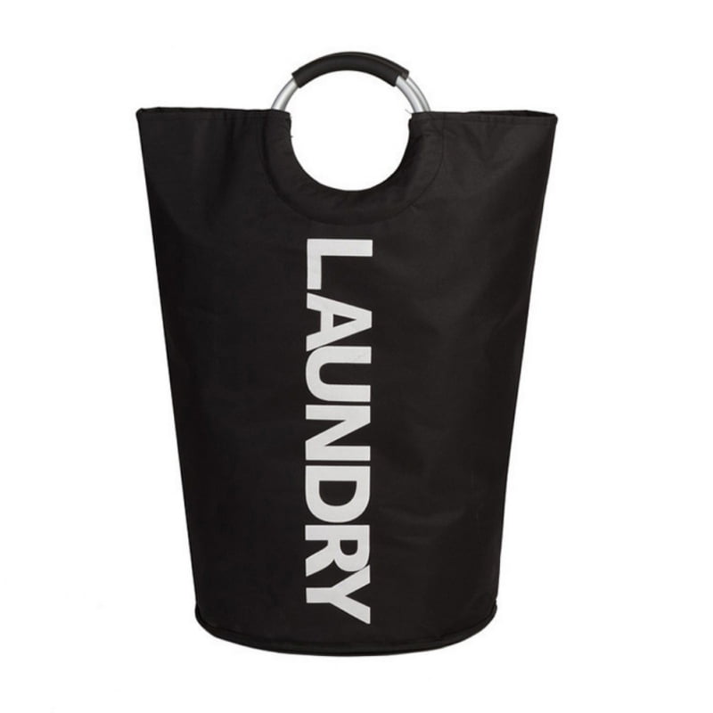 Large Folding Laundry Basket Bag Washing Cloth Collapsible Storage Hamper Bag 