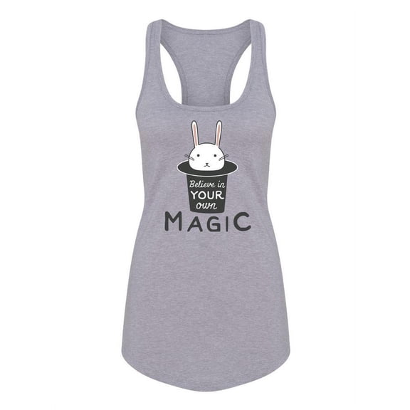 Believe Your Own Magic Racerback Tank Women -Image by Shutterstock, Female Medium