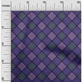 thumbnail image 1 of oneOone Polyester Lycra Fabric Tartan Check Printed Fabric 1 Yard 56 Inch Wide, 1 of 4