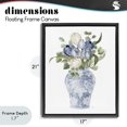 thumbnail image 4 of Stupell Industries French Country Tulips & Leaves Vase Black Floating Frame Canvas Art, 17 x 21, by Livi Finn, 4 of 8