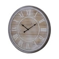 thumbnail image 4 of Yosemite CL19012137 Home Decor Rustic Age Oversize Wall Clock In Wood - Multicolor, 4 of 4