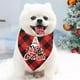 thumbnail image 4 of Pet Christmas Classic Tartan Plaid Dog Bandana Dog Scarf Geometric Merry Christmas Pet Costume For Small Medium Large Dogs Cats Pet, 4 of 6
