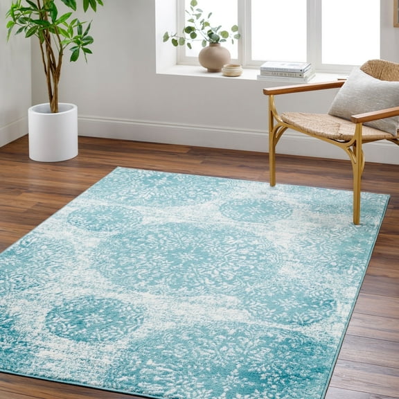 Livabliss Area Rugs for Living Room, 9x12 Monte Carlo Global Rust Rug, Bedroom Dining Room Home Decor Stain Resistant Carpet (8'10" x 12')