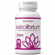 VH Nutrition EstroLibrium Estrogen Pills for Women - Natural Hormone Balance Supplement Improve Mood & Energy, Support PMS to Menopause - 60 Capsules