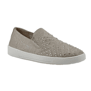 White Mountain Bling Sneaker Metallic Taupe, Size 7