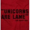 thumbnail image 2 of Unicorns Are Lame Said Nobody Ever Women's Plus Size Graphic Tee Brisco Brands 3X, 2 of 4
