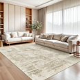 thumbnail image 2 of Alfombra de área Soalmost 229 x 305 cm antideslizante y lavable, beige y gris, 2 of 9