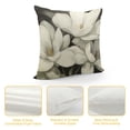 thumbnail image 4 of Fenyluxe Magnolia Pillow Covers Short Plush for Couch Sofa Indoor Outdoor Home Decor 1PC 12x12in, 4 of 5