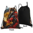 thumbnail image 3 of Deadpool And Wolverine Backpack Sports Gym Bag Lightweight Draw String Backpacks for Women Teen Travel Workout Yoga Swim Beach Pool 16 x 14 inch, 3 of 5