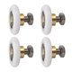 thumbnail image 1 of 4pcs Shower Door Roller 25mm, Roller Caster Wheel for Shower Door Sliding Casters Door Replacement Wheel for Roller (AAA), 1 of 5