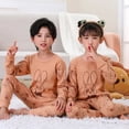 thumbnail image 1 of Conjuntos de pijamas navideños para niños, de 2 piezas ropa de dormir, ropa interior de algodón, Tops y pantalones, 1 of 4