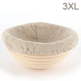 thumbnail image 3 of Round Banneton Dough Rising Rattan Bread Proofing Baskets for Home Baking, 3 of 7