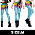 thumbnail image 2 of Leggings estampados para mujer, Leggings de Halloween, disfraz de Halloween, pantalones elásticos divertidos para correr, mallas, pantalones de entrenamiento, 2 of 6