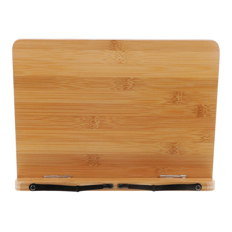 1pc, Wooden Cookbook Stand, Bookshelf, Magazine Holder, Wooden