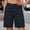 Black, variant on Bermuda Baggy Jean Shorts Casual Loose Fit Wide Leg Knee Length Denim Shorts with Elastic Waist Blue