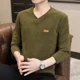 thumbnail image 2 of Suéteres de punto de otoño e invierno para hombres, nuevos jerseys gruesos, ofertas de ropa para hombres 2024, jerséis vintage de alta calidad, prendas de punto, 2 of 4