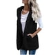thumbnail image 1 of Puntoco Tops casuales para mujer Chalecos sólidos Prendas de abrigo, Forro polar cálido Cómodo Chaqueta con capucha cálida Abrigo con bolsillos Liquidación Puntoco Puntoco-2307, 1 of 6