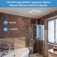 thumbnail image 2 of Extractor de baño JOEAONZ 110 CFM, muy silencioso, 100 mm, 2 of 7