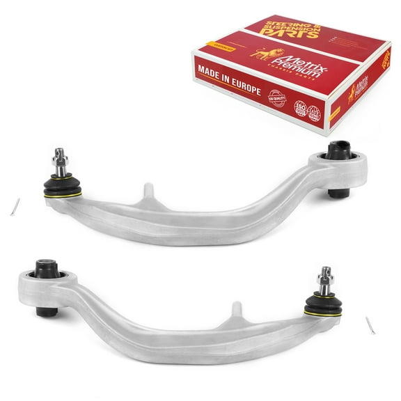 Metrix Premium Chassis Parts - Front Left & Right Lower Rearward Control Arm w Ball Joint & Bushing Assembly Kit Fits 03-07 Infiniti G35 RWD, 03-09 Nissan 350Z, RK621373 RK621372, Made in Europe