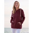 thumbnail image 2 of Women's Maternity Nursing Tops Hoodie Fleece Breastfeeding Shirts Clothes, 2 of 4