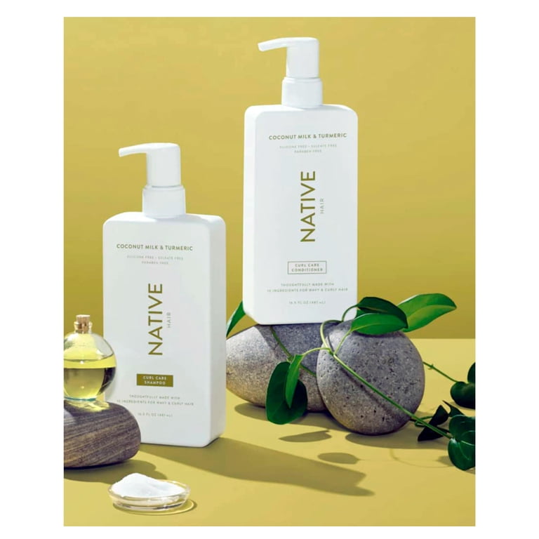 Native Curl Care Shampoo, Coconut Milk & Turmeric, 16.5 fl oz photo 5