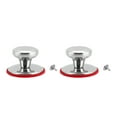 thumbnail image 1 of Transemion 2 Pcs Couvercle Rond Résistant à la Chaleur et Difficile à Abîmer Mains Isolées Concave (Rouge) Grande Taille, 1 of 6