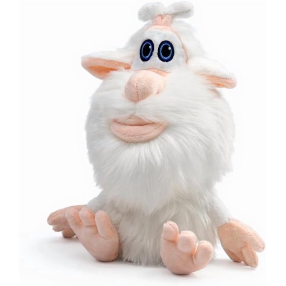 Jouet en Peluche WJCA Booba - Animal en Peluche Doux de 31 cm de l'Émission Populaire pour Enfants, Mignonne Poupée en Peluche Câline pour Enfants, Cadeau Idéal pour Garçons et Filles, Peluche de Haute Qualité pour Jouer et Décorer