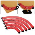 thumbnail image 2 of Woodworking Corner Radius Template & Edge Trimming Tool - Large Inner & Outer Arc Guides for Cabinet Corner Finishing, 2 of 5