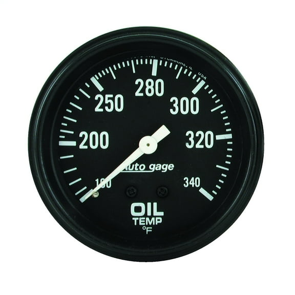 AUTO METER 2314 2-5/8IN OIL TEMP, 100- 340F, MECH
