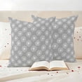 thumbnail image 4 of Outdoor Pillow Covers Pack of 2, Spring Fields Dandelion on Gray Waterproof Throw Pillowcase Cushion Cases, Country Botantical Decorative Pillow Cover for Couch Sofa Home Bed Patio, 4 of 9