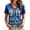 Blue, variant on Women's 911 25th Anniversary V Neck Shirt Never Forget 9/11 American Flag Patriotic Tshirt Short Sleeve Memorial Faith Hope Tee Tops