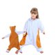 thumbnail image 2 of Monos de animales de hámster con cremallera para niños, disfraz de Halloween de dibujos animados, Pijamas de una pieza, regalo de Navidad, ropa de dormir, mapache KigurumI, 2 of 3